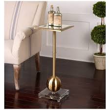 Laton 12 Wide Brushed Brass Accent Table With Mirror Top 18y94 Lamps Plus Mirrored Accent Table Mirrored End Table Accent Table