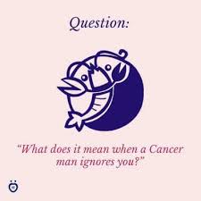 The types that affect women most are u.s. What Does It Mean When A Cancer Man Ignores You Relationship Rules