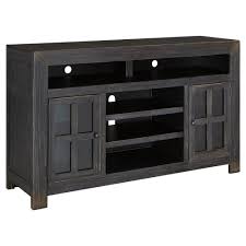 Media Center Almost Black Signature Design By Ashley Large Tv Stands Wooden Tv Stands Fireplace Tv Stand