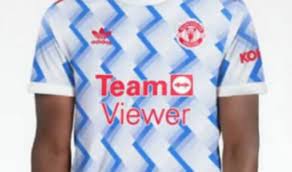 The classic design pays homage to the incredible 1998/1999 season in which united made history by becoming the first team to win the premier league, fa cup and uefa 19. Photo Man United S 2021 22 Away Kit Showing New Teamviewer Sponsor Leaked
