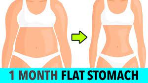 How To Get A Flat Stomach In A Month At Home - Abs Exercises - Youtube