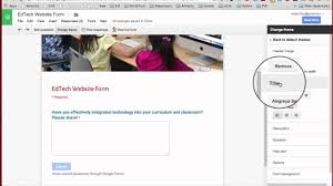 Google Forms Change Theme Customize Font Google Lessons Teaching Technology Education Tech
