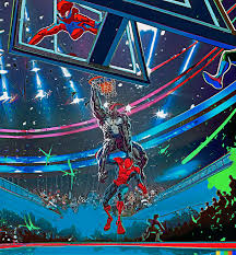 Outpainted that one Venom dunk meme, ended up getting Ben Reily and Mr  Fantastic to join the game : rdalle2