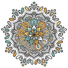 Bis zu rabatt auf tausende von teppichen. Mandala Wandbilder Mandala Bunt Mit Blumenform Tenstickers