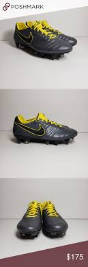 Tiempo Legend 7 Elite Sg Pro Ac Grey Opti Yellow Yellow Nikes Athletic Shoes Nike Men