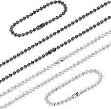 Maybe you would like to learn more about one of these? 27 Inch And 4 5 Inch Ball Chains Stainless Steel Military Dog Tag Chain Set 2 4mm 3 Size Chain Pet Supplies Dogs Fcteutonia05 De