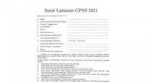 37 contoh surat lamaran pekerjaan via email. Download Contoh Surat Lamaran Cpns 2021 Dan Surat Pernyataan Casn 2021 Bengkayang Dan Sintang Tribun Pontianak