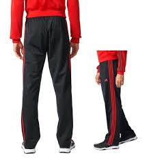 Black And Red Adidas Pants New Men S Adidas Essential Track Pants Black Red Size Xxl Adidas Activewearpants In 2020 Adidas Men Active Wear Pants Black Pants