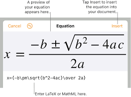 Check spelling or type a new query. Add Mathematical Equations In Pages On Ipad Apple Support