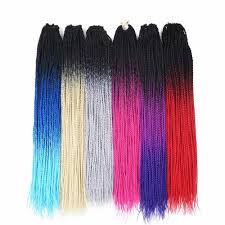 24 box braids jumbo braiding hair extensions afro for human multi colors. Crochet Braids 24 Inch Braid 30 Roots Pack Ombre Synthetic Braiding Hair Extension Braid Pink Black Buy At A Low Prices On Joom E Commerce Platform