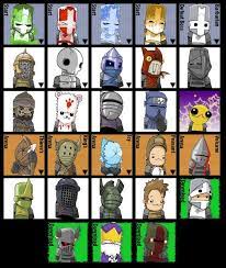 Dlc required for some characters. Castle Crashers Character Styles Castle Crashers Castle Video Games Birthday Party