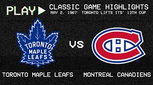 Leafs vs habs jokes canadian maple leafs hockey toronto maple leafs game leafs vs habs play next toronto maple leafs vs montreal canadiens nhl toronto maple leafs toronto maple leafs goalie toronto maple leafs fans cartoons toronto maple leafs william nylander toronto maple. Toronto Maple Leafs Vs Montreal Canadiens May 2 1967 Toronto S Last Cup Win Nhl Classics Youtube