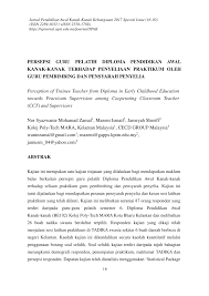 We did not find results for: Pdf Persepsi Guru Pelatih Diploma Pendidikan Awal Kanak Kanak Terhadap Penyeliaan Praktikum Oleh Guru Pembimbing Dan Pensyarah Penyelia