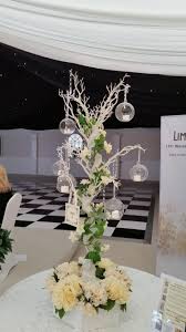 Tall led rose tree light floor lamp white flower petals brand new free delivery. Lovely White Manzanita Tree 135cm Tall With Delicate Hanging Glass Globes And Tea Light Voti Tree Wedding Centerpieces Manzanita Tree Wedding Tree Centerpieces