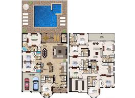 11 Bedroom Homes With More Than 5 500 Square Feet Of Living Space The 11 Bedroom Biltmore Fea Mansion Floor Plan Craftsman Floor Plans Home Design Floor Plans