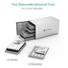 Docks allow users to quickly connect an internal drive to another system, either to access data or to troubleshoot the drive. Yottamaster Aluminum 4 Bay Usb3 0 Hard Drive Enclosure Ps400u3