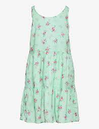 Gap Kids Floral Babydoll Dress Blue Floral 19 60 Boozt Com