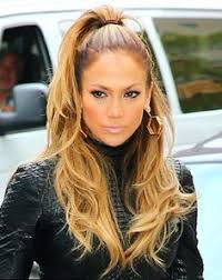 Half Up Half Down Ponytail Google Search Jlo Hair Jennifer Lopez Hair Hair