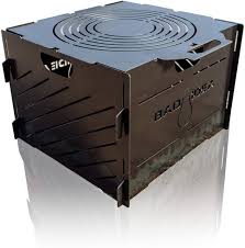 A gabion (from italian gabbione meaning big cage; Amazon Com Pyro Cage 16 Portable Fire Pit Camp Stove Kitchen Dining