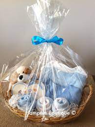 New Baby A Beautiful Baby Hamper Perfect For Additions Baby Showers Or That Special Gift Availab Baby Gift Hampers Baby Shower Gifts Baby Shower Baskets