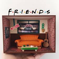 Diorama Mini Cenario Central Perk Diy Home Decor Projects Friends Diy Friends Tv Show