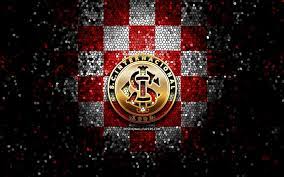 This free logos design of internacional logo eps has been published by pnglogos.com. Download Wallpapers Sc Internacional Glitter Logo Serie A Red White Checkered Background Soccer Internacional Fc Brazilian Football Club Internacional Logo Mosaic Art Football Brazil For Desktop Free Pictures For Desktop Free