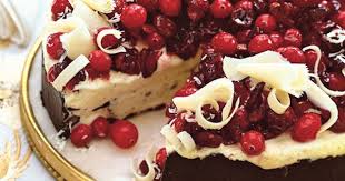 Frozen Grand Marnier Torte With Dark Chocolate Crust And Spiced Cranberries Recipe Recipe Cranberry Recipes Chocolate Crust Holiday Desserts