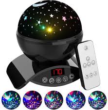Foreita Baby Star Light Projector Dimmable Combinations Chargeable Remote Control Star Light Rotating Projector Night Lights For Kids Baby Children Amazon Com