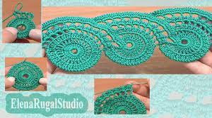 Floral lace tape pattern knit. Crochet Lace Tape Pattern Youtube