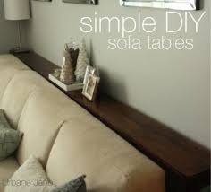Urbane Jane Simple Diy Sofa Tables Diy Sofa Table Diy Sofa Table Behind Couch
