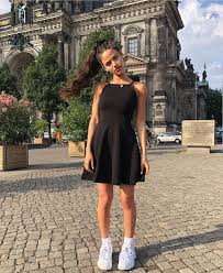 Fila Shoes And Black Short Dress Sneaker Outfits Women Fila Outfit Dress With Sneakers