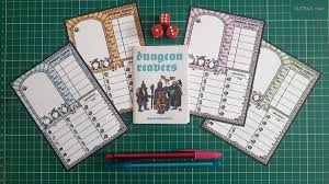 New character sheet! - Dungeon Reavers by Gnarled Monster