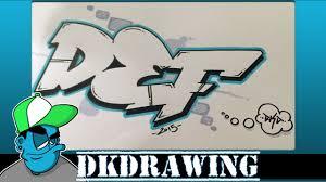 Graffiti Tutorial For Beginners How To Draw Graffiti Style Letters D To F Youtube
