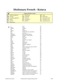 1320,0 frais de port compris. Dictionary French Kotava On International Language Website