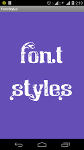 Android es un sistema operativo que . Font Styles Apk 1 8 Android App Download