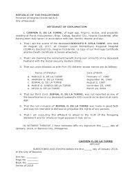 Sss form affidavit of guardianship. Sss Affidavit Of Explanation 2