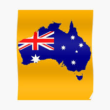Align map sheet you can turn any image into a map sheet by matching two points on the image with two points on the map. Australia Flag Map Posters Redbubble