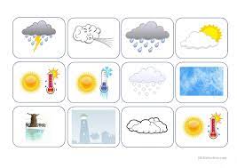Screenshot of the weather card. Weather Card Game Caillou Gets Dressed English Esl Worksheets For Distance Learning And Physical Classrooms