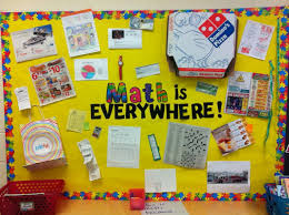 Class Photos Mrs Skinner Waldeck S Grade 3 Website Math Is Everywhere Math Bulletin Boards Math Bulletin Boards Middle School