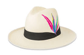 Beau Ro Hand Painted Hat Feather Put A Feather In Your Cap From Beau Ro S Unique Collection Of Hand Paint Hand Painted Hat Painted Hats Hand Painted Hats