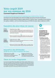 Il existe quatre types d'impôts sur les revenus : Fiche Pratique Votre Impot 2019 Sur Vos Revenus De 2018 Air Liquide