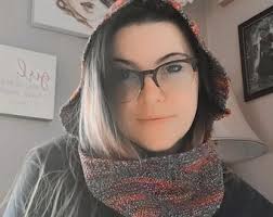 Crochet Horned Cowl Pattern, Halloween Hood Balaclava Digital PDF,  Halloween Costume Accessory