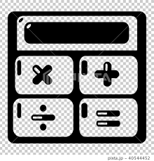Iphone style icon pack author: Calculator Icon Simple Black Style Stock Illustration 40544452 Pixta