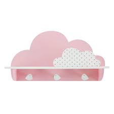 Patere 3 Crochets Nuage Rose Bird Song Maisons Du Monde Nuvole Rosa Attaccapanni Organizzare La Camera Dei Bambini