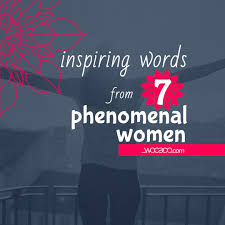Find related themes, quotes, symbols, characters, and more. Inspiring Words From 7 Phenomenal Women Words Can Do