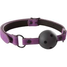 Amazon.com: NS Novelties Lust Bondage Ball Gag - Purple : Health & Household