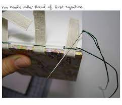 Bookarts Exposed Tape Binding Tutorial Binding Tutorial Book Binding Tutorial