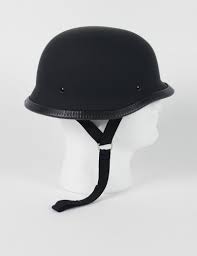 Flat Black German Style Novelty Motorcycle Helmet Motorcycle Helmets Helmet Novelty Motorcycle Helmets