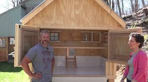 We build big and beautiful custom chicken coops along with production chicken coops perfect for any backyard. Customer Walk Through With A Custom Chicken Coop Youtube