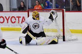Samuel ersson profile), team pages (e.g. Philadelphia Flyers Samuel Ersson Has A Sweet New Mask